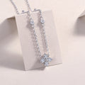 Sweetheart Halo Moissanite Diamond Look Pendant - 2 Carat S925 Sterling Silver&nbsp;