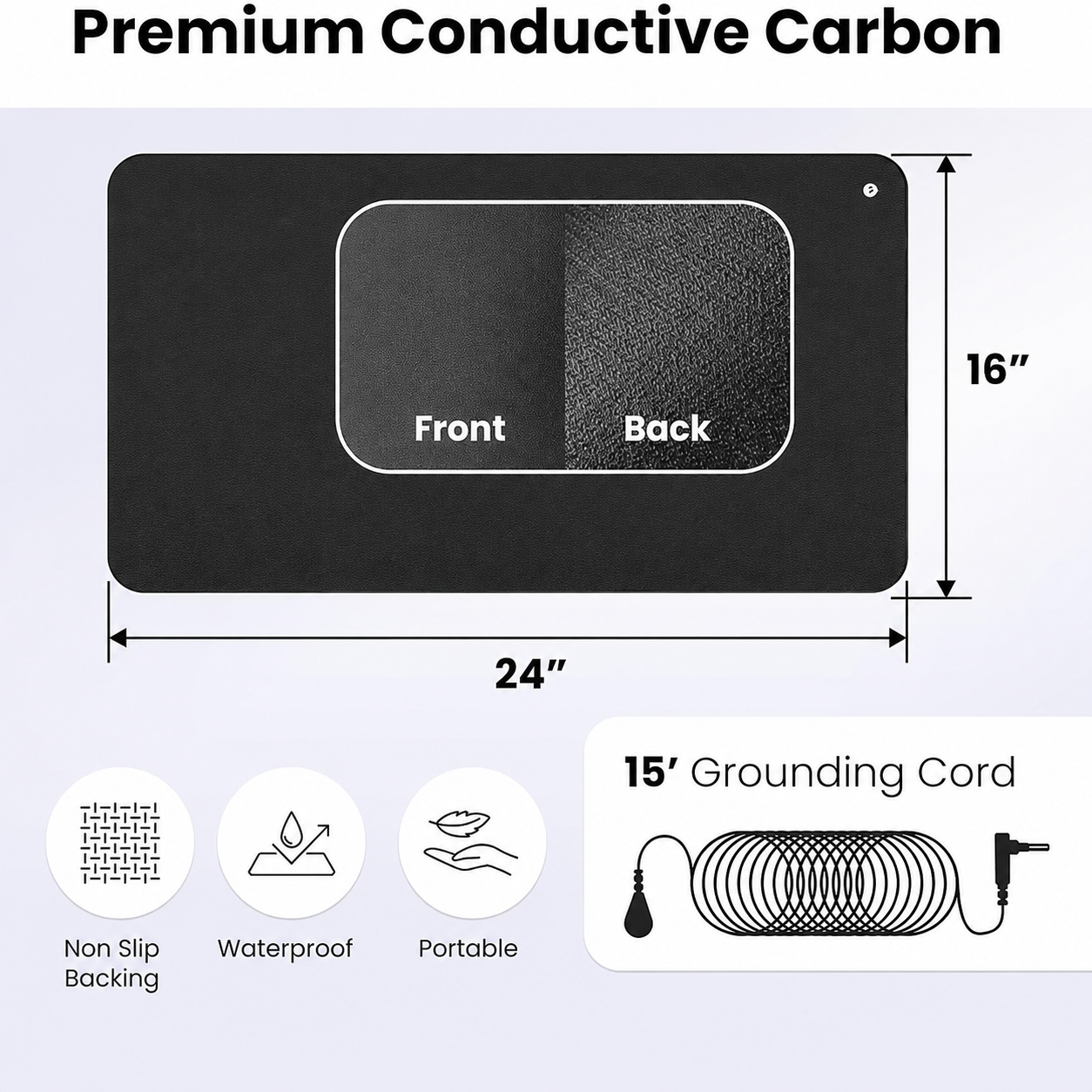 Grounding Mat for Daily Wellness & Relaxation